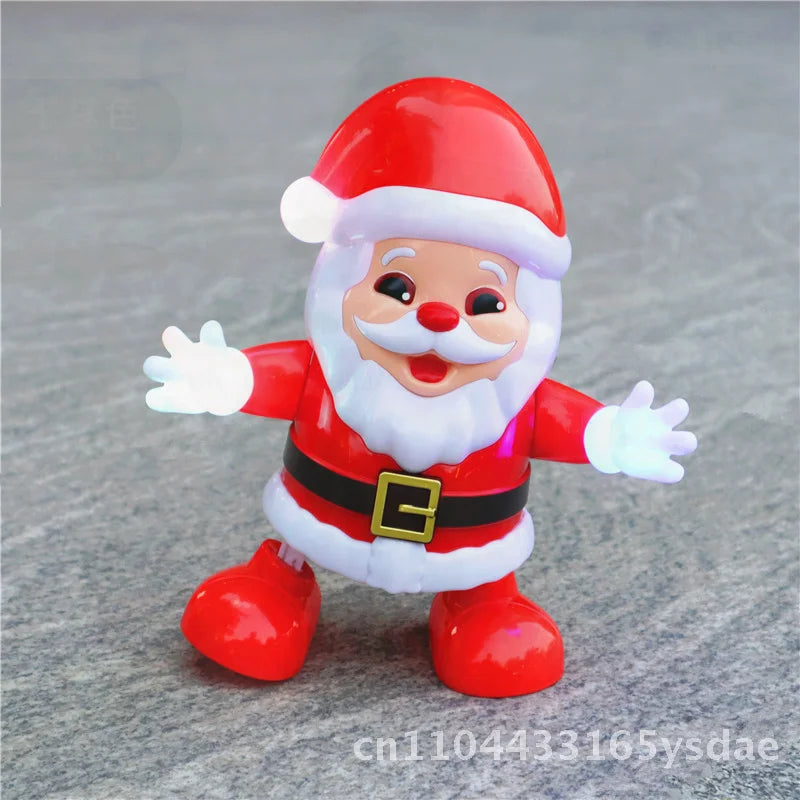 Electric Dancing Santa Claus Doll – 18CM Battery‑Operated Christmas Tree Decoration with Music & Gift Box