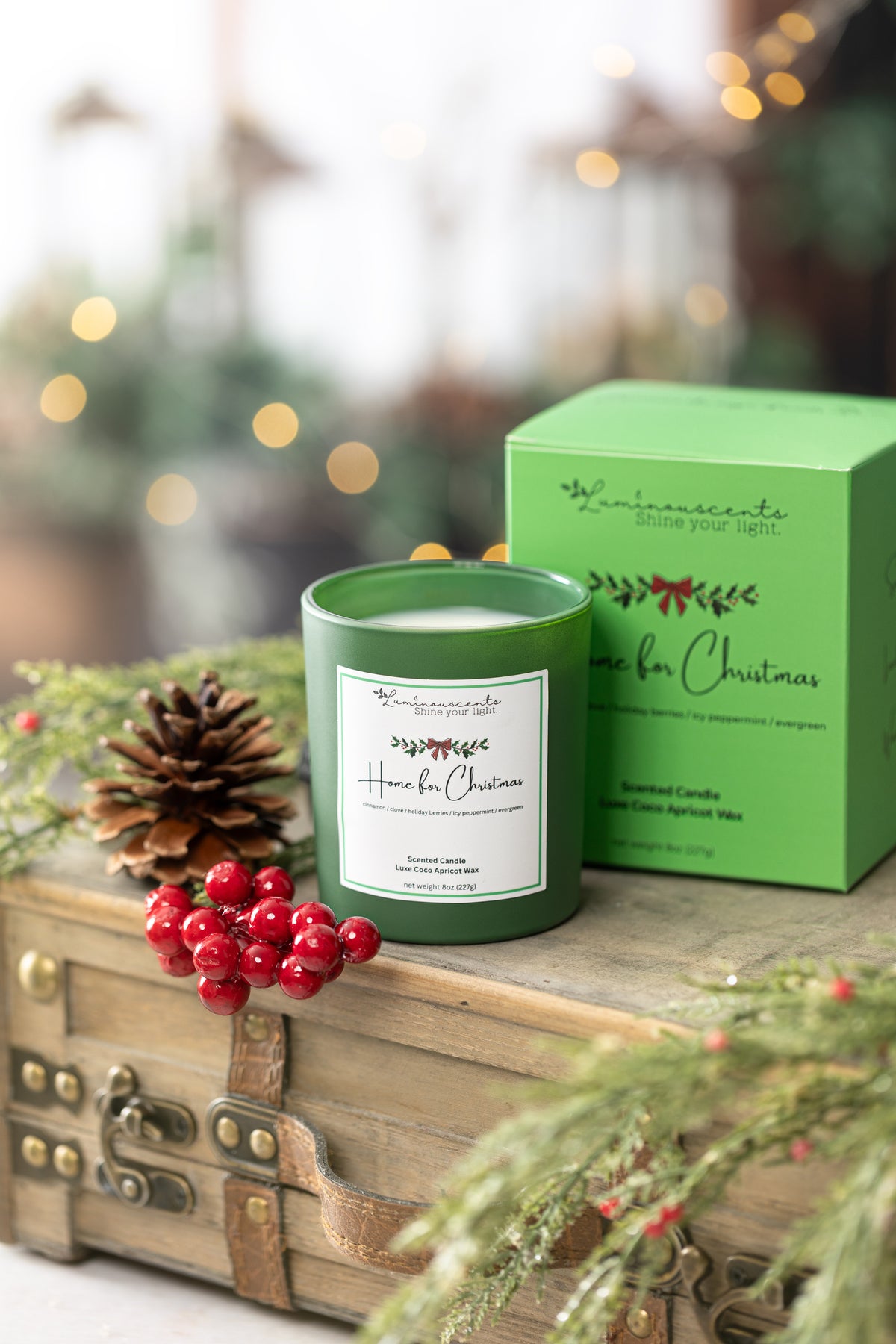 Home For Christmas Candles