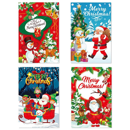 Christmas Decorative Wine Bottle Stickers Merry Christmas Party Red Wine Bottle Stickers