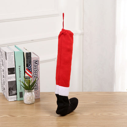 Christmas Table Corner Covers – Festive Belt Buckle Chair & Table Foot Decorations