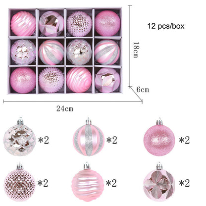 Christmas tree, colorful ball pendant, Christmas ball, Christmas gift decoration