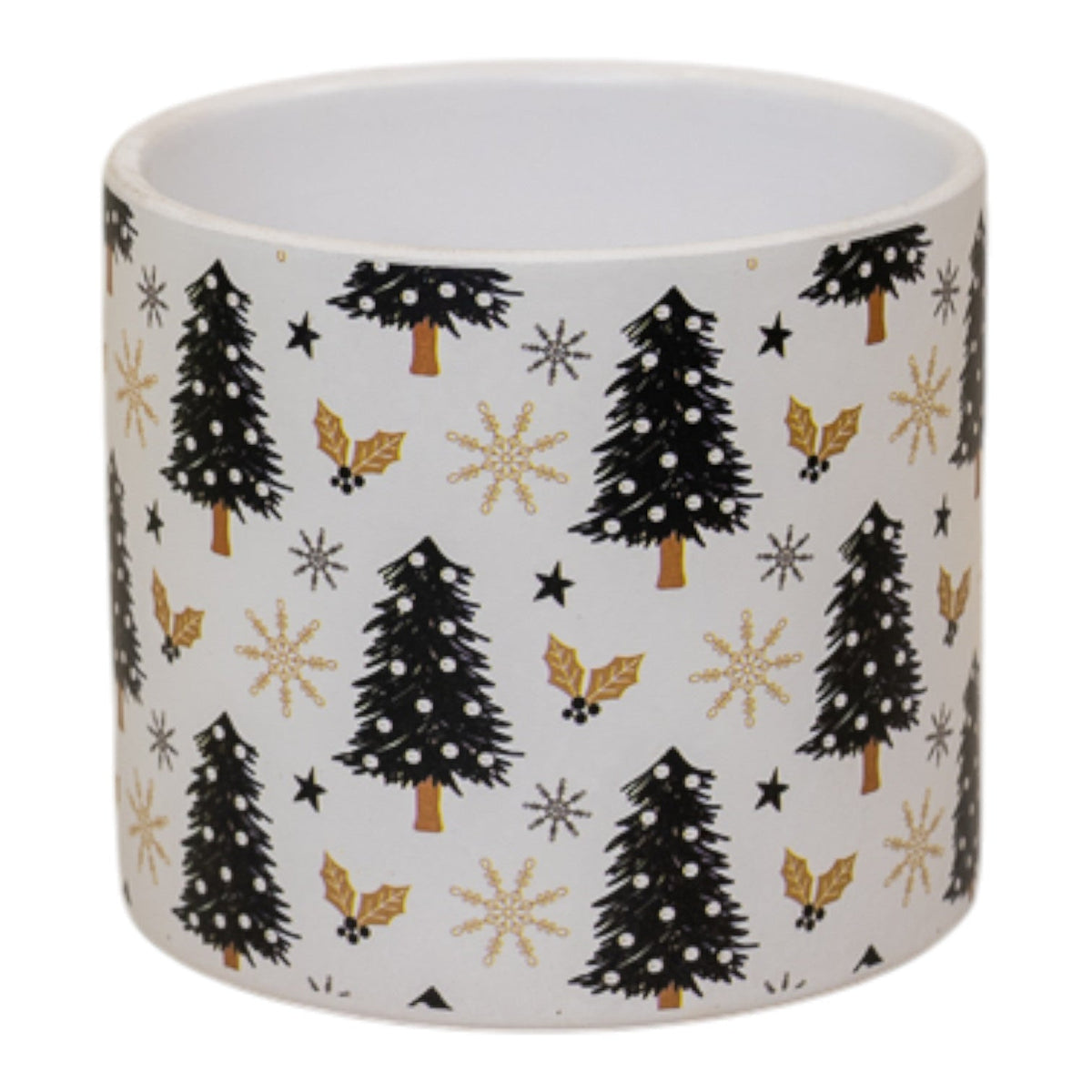 Christmas Tree Pot – Ceramic Holiday Planter for Small Festive Trees