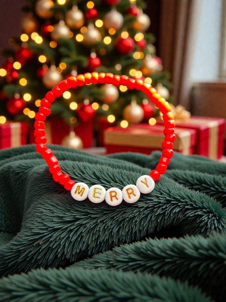Christmas Bracelets – Festive Holiday Wristbands for Kids, Parties, Stocking Fillers & Seasonal Gifts