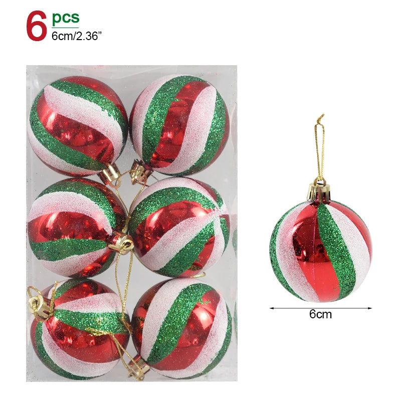 Christmas Ball Ornaments – 1 Box of Hanging Tree Pendants for Holiday Décor, Parties & Gifting