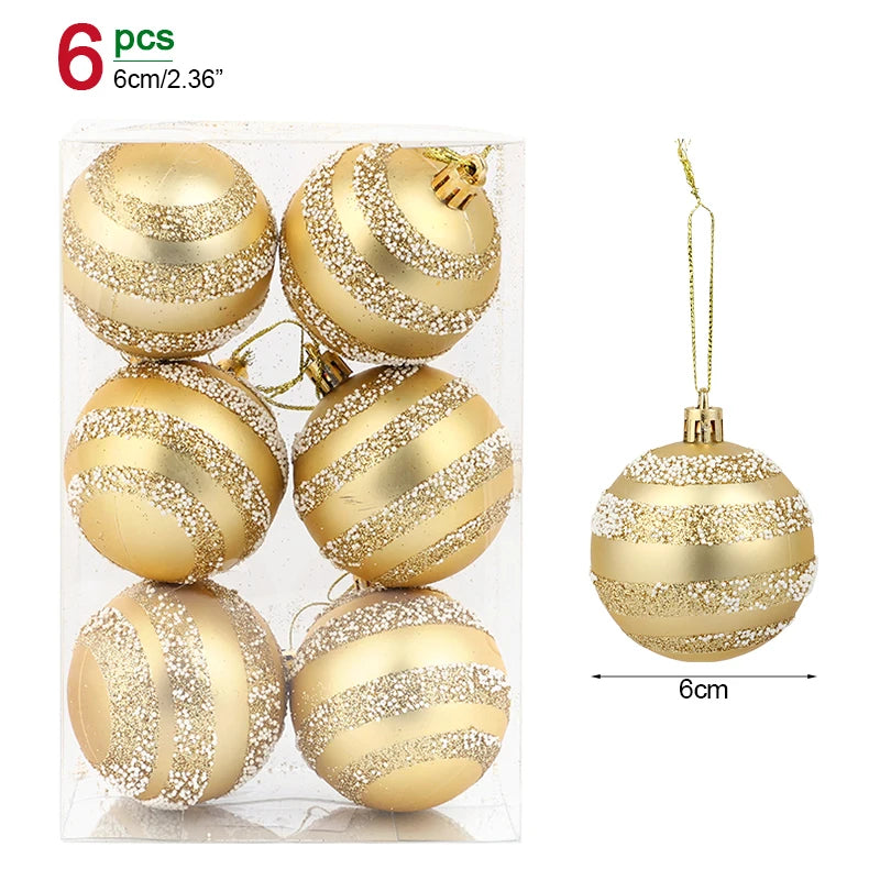 Christmas Ball Ornaments – 1 Box of Hanging Tree Pendants for Holiday Décor, Parties & Gifting