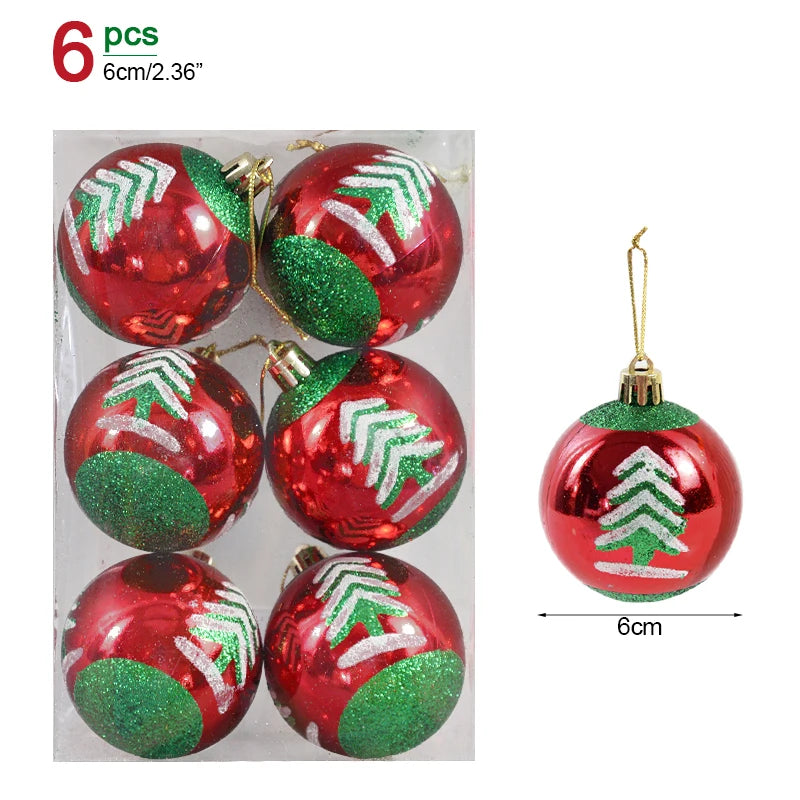 Christmas Ball Ornaments – 1 Box of Hanging Tree Pendants for Holiday Décor, Parties & Gifting