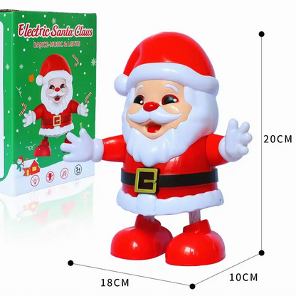 Electric Dancing Santa Claus Doll – 18CM Battery‑Operated Christmas Tree Decoration with Music & Gift Box