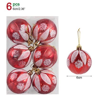 Christmas Ball Ornaments – 1 Box of Hanging Tree Pendants for Holiday Décor, Parties & Gifting