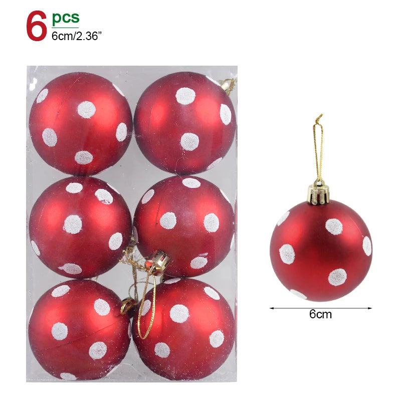 Christmas Ball Ornaments – 1 Box of Hanging Tree Pendants for Holiday Décor, Parties & Gifting