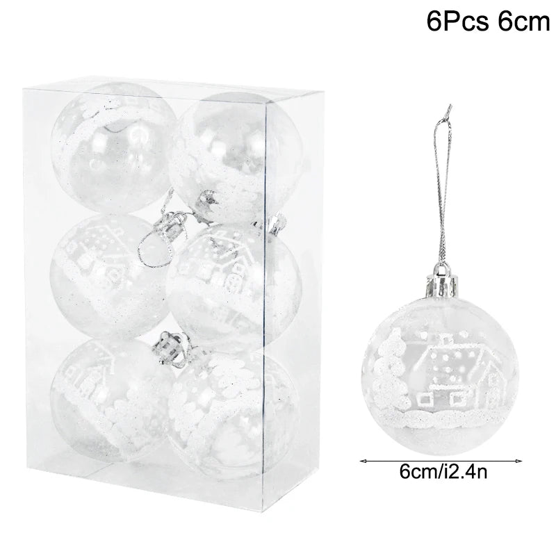 Christmas Ball Ornaments – 1 Box of Hanging Tree Pendants for Holiday Décor, Parties & Gifting