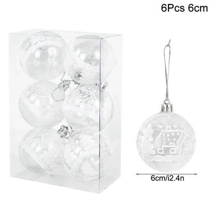 Christmas Ball Ornaments – 1 Box of Hanging Tree Pendants for Holiday Décor, Parties & Gifting