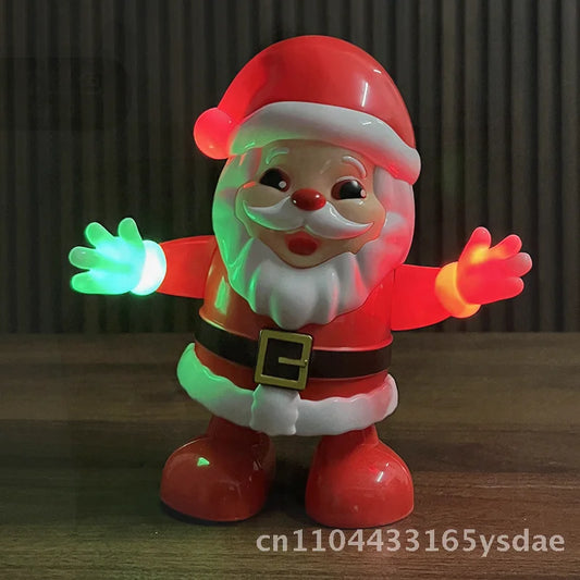 Electric Dancing Santa Claus Doll – 18CM Battery‑Operated Christmas Tree Decoration with Music & Gift Box