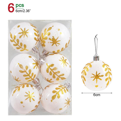 Christmas Ball Ornaments – 1 Box of Hanging Tree Pendants for Holiday Décor, Parties & Gifting