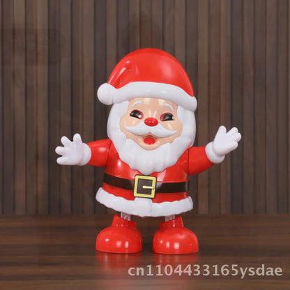 Electric Dancing Santa Claus Doll – 18CM Battery‑Operated Christmas Tree Decoration with Music & Gift Box
