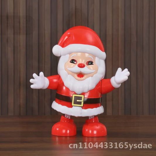Electric Dancing Santa Claus Doll – 18CM Battery‑Operated Christmas Tree Decoration with Music & Gift Box