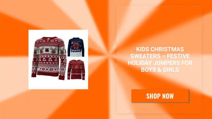 Kids Christmas Sweaters &ndash; Festive Holiday Jumpers for Boys &amp; Girls by@Outfy